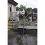 Metal armillary H 200cm approx