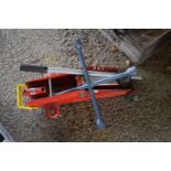 Small domestic trolley jack