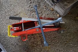 Small domestic trolley jack