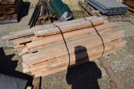 Baled quantity of reclaimed timbers of varying lengths up to approx 180cm