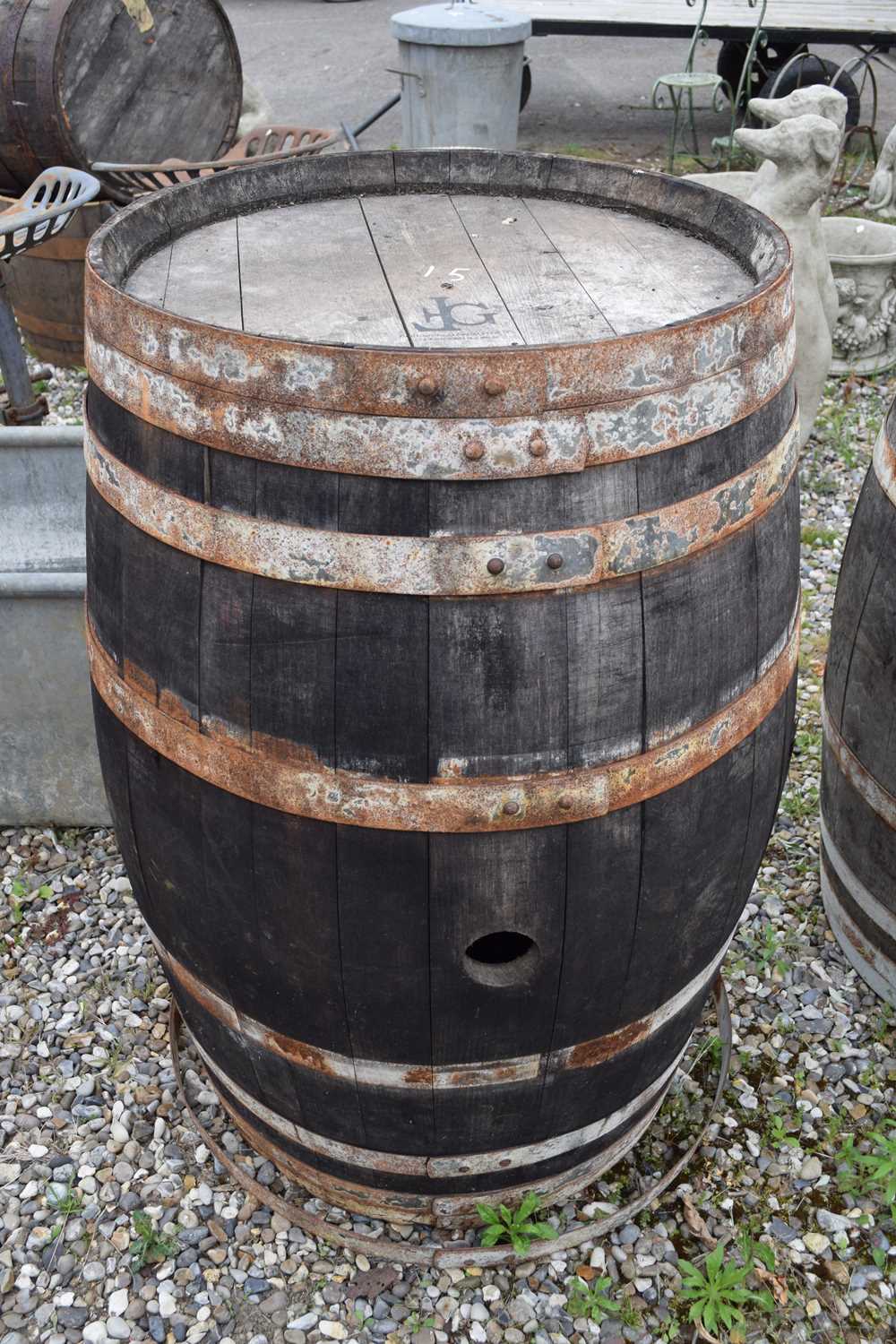 Whisky barrel, height 95cm