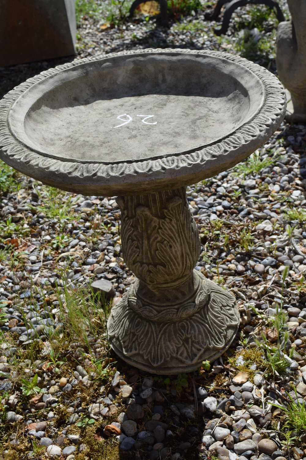 Composite bird bath - Image 2 of 2