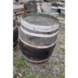 Whisky barrel, height approx 95cm