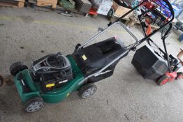Qualcast petrol lawn mower with a Briggs & Stratton 450e series engine