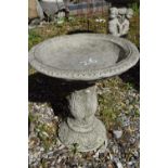 Composite bird bath