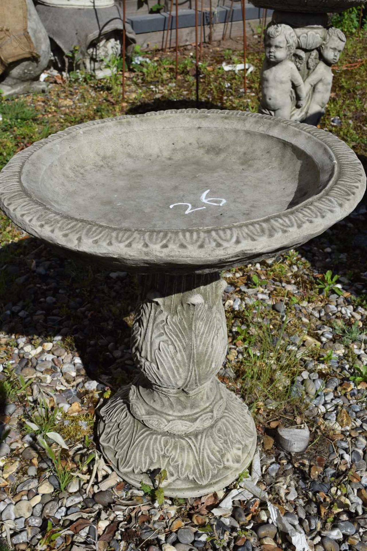 Composite bird bath