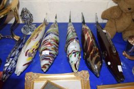 COLLECTION OF SEVEN MURANO ART GLASS FISH