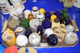 VARIOUS MUSTARD POTS TO INCLUDE COLMANS