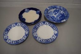 COPELAND SPODE BLUE ITALIAN BOWL PLUS FURTHER PLATE