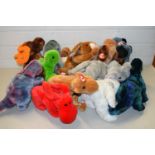 BOX OF VARIOUS LARGE TY BEANIE BABIES