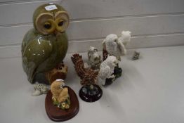 COLLECTION OF VARIOUS MODEL OWLS