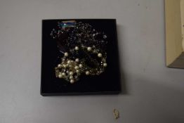 BOX OF COSTUME JEWELLERY