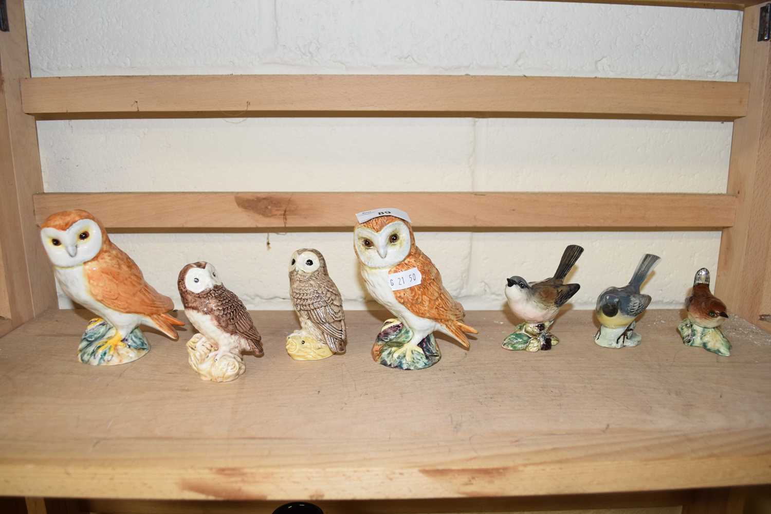 EIGHT VARIOUS BESWICK MODEL BIRDS