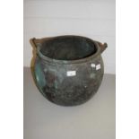 LARGE COPPER CAULDRON