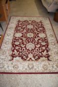 MODERN FLORAL DECORATED RUG, 160CM WIDE