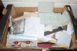 BOX OF MIXED EPHEMERA