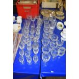 LARGE COLLECTION OF VARIOUS DRINKING GLASSES