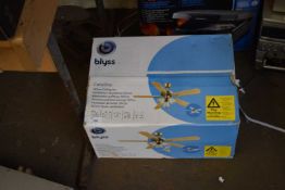 BLYSS CAROLINA CEILING FAN (BOXED)