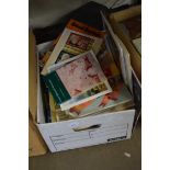 BOX OF VARIOUS BOOKS, EPHEMERA ETC TO INCLUDE LOCAL INTEREST