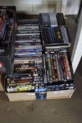 BOX OF DVDS