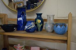 VARIOUS VASES, JUGS AND BOWLS