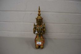 MODERN CAST METAL ASIAN DEITY