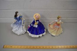 ROYAL DOULTON FIGURINES, 'MARY', 'REBECCA', AND 'DEBORAH' (3)