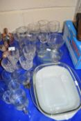 VARIOUS DRINKING GLASSES