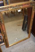 RECTANGULAR WALL MIRROR IN FLORAL FINISH FRAME