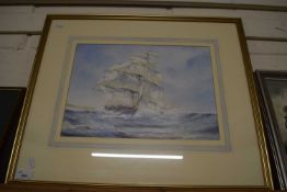 C W MORSLEY, STUDY OF TALL SHIPS, F/G