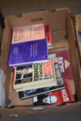 ONE BOX OF MIXED BOOKS