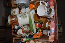 BOX OF MIXED CERAMICS