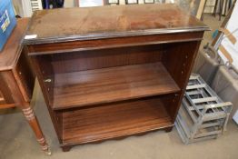 MAHOGANY VENEERED BOOKCASE CABINET