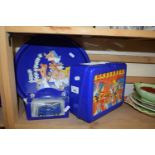 TETLEY TEA SERVING TRAY, LUNCH BOX AND BOXED VEHICLE