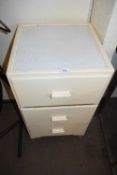 CREAM PAINTED THREE DRAWER CHEST