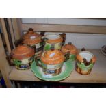 QUANTITY OF BESWICK COTTAGE FORMED TEA WARES