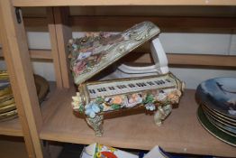 PORCELAIN MODEL OF A GRAND PIANO