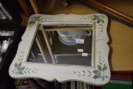 MIRROR IN A FLORAL PAINTED FRAME