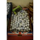 LARGE BOX OF MIXED GOLF BALLS