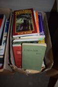 ONE BOX OF MIXED BOOKS