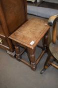 18TH CENTURY STYLE OAK JOINT STOOL