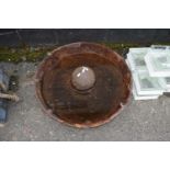 CAST IRON MEXICAN HAT PIG FEEDER