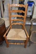 19TH CENTURY LADDERBACK CHAIR