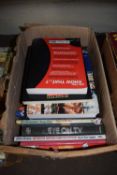 ONE BOX OF MIXED BOOKS