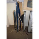 MIXED LOT OF PROJECTOR SCREENS