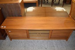 NEW ZEALAND RIMU WOOD TV CABINET WITH DRAWERS, 176CM WIDE