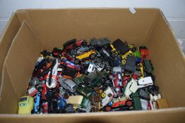 LARGE BOX OF TOY CARS