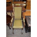 LATE VICTORIAN AMERICAN DESIGN ROCKING CHAIR