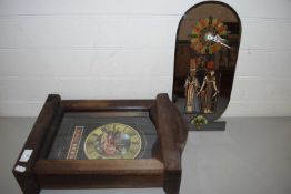 EGYPTIAN STYLE BATTERY OPERATED WALL CLOCK AND ONE OTHER