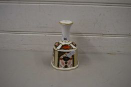 ROYAL CROWN DERBY TABLE BELL PATTERN 1128